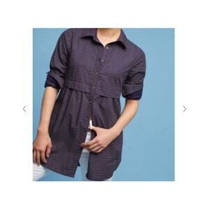 Anthropologie Maeve Navy Tunic | Size XS